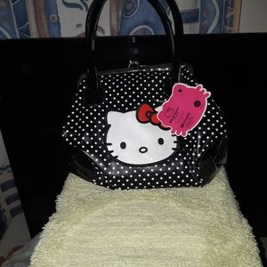Hello Kitty Handbag NWT 11"l × 9"h x 3"w and two 9" handles